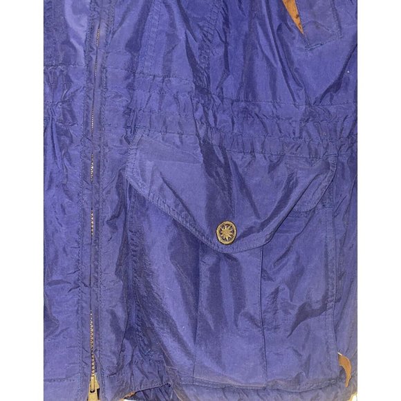 Vintage Edelweiss Ski Jacket Women's Blue Green Plaid Lined Snow Cold Snow Sz XL - Picture 8 of 10